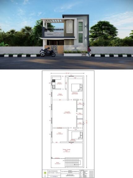 22' x 68' Sqft (2D+3D)